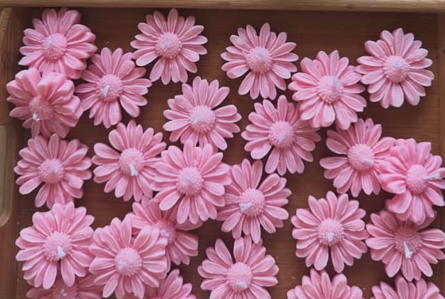 Full Pink  Sunshine Candle